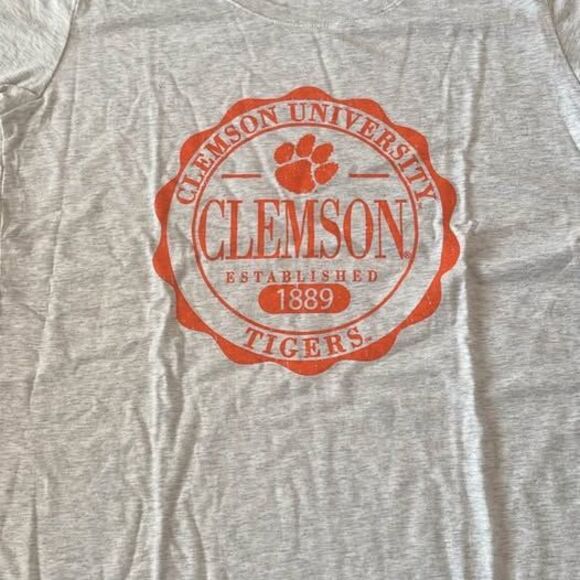 Blue 84 Women's NCAA Officially Licensed Tri-Blend T-Shirt Emblem Clemson XXL - Picture 2 of 6